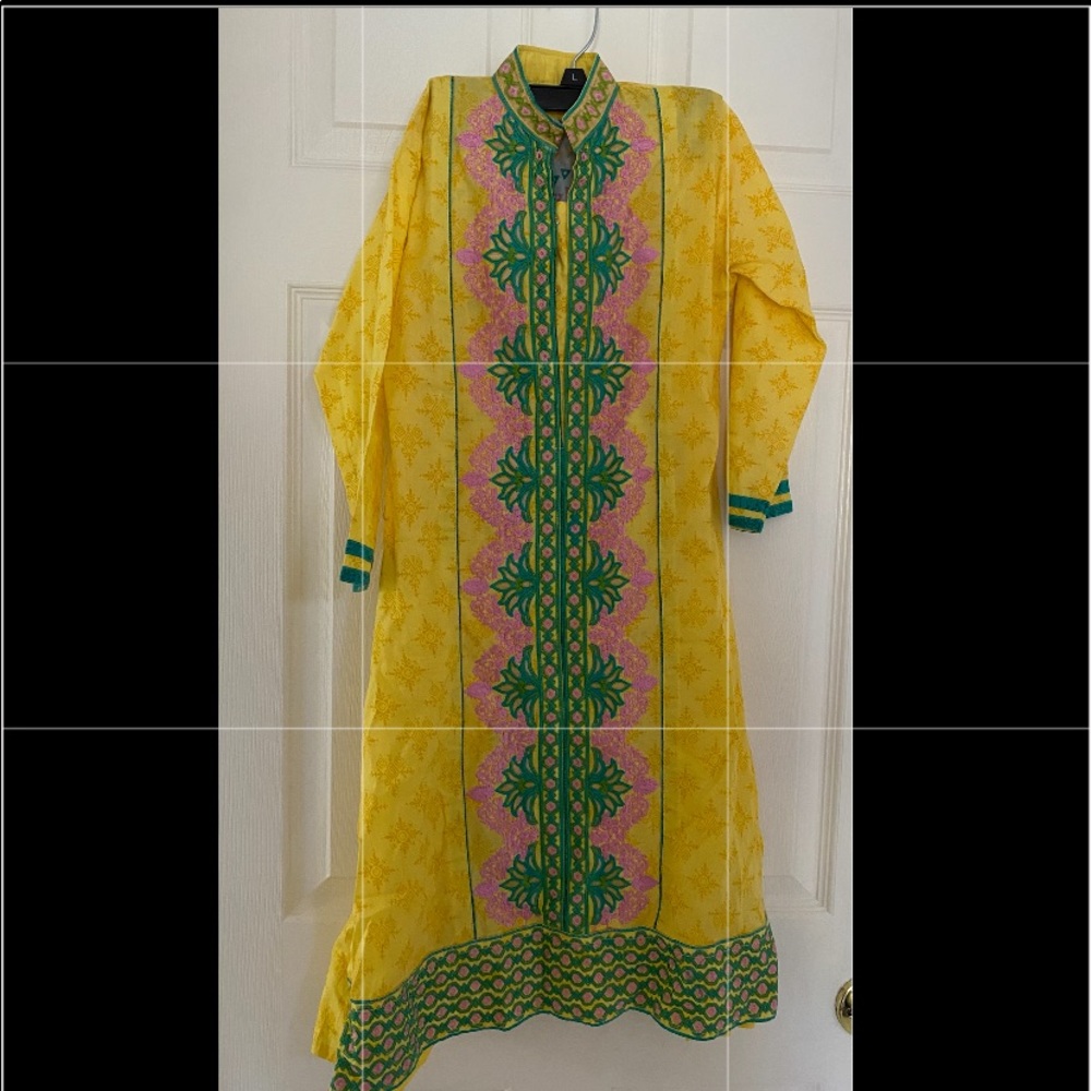 kids yellow shalwar kammez